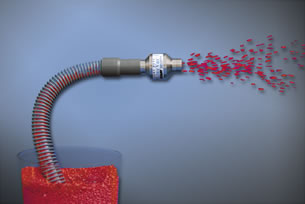 Line Vac Pellet Spray