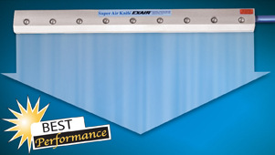 Super Air Knife - Quiet, hard-hitting curtain of air for blowoff, cleaning, drying and cooling.
