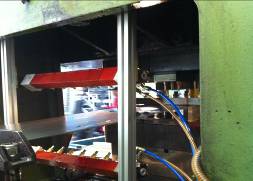 transfer moulding with spray bar