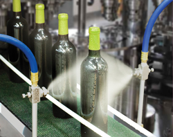 Wide Angle Flat Fan Pattern Atomizing Nozzle