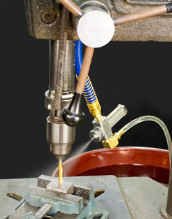 No Drip Siphon Fed Round Pattern Atomizing Nozzle